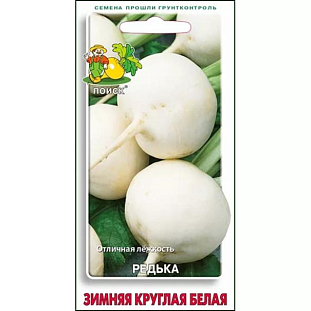 Семена Редька Зимняя круглая белая