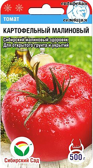 Семена Томат Картофельный малиновый