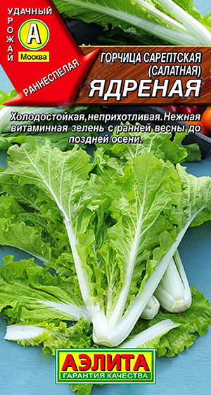 Семена Горчица салатная Ядреная