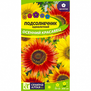 Семена Подсолнечник декоративный Осенний Красавец Семена Подсолнечник декоративный Осенний Красавец