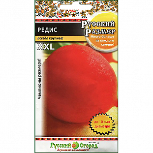 Семена Редис Русский размер