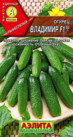 Семена Огурец Владимир F1