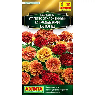 Семена Бархатцы Строберри блонд отклоненные