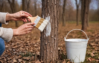 Защита от "Солнечного шока": 7 Ошибок осенней побелки, которые ведут к морозобоинам