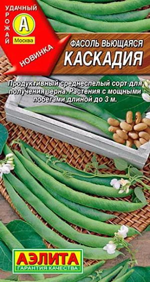 Семена Фасоль вьющаяся Каскадия