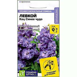 Семена Левкой махровый Кац Синее чудо
