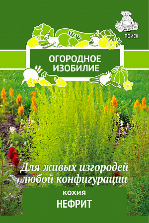 Семена Кохия Нефрит.
Аккуратный округлый кустик похож на карликовое хвойное растение. Декоративное растение, высотой 75-100 см, растет быстро, выдерживает регулярную стрижку. Листья изумрудно-зеленые, с наступлением осени краснеют. Используют как фокусное растение на клумбах, для живых изгородей любой конфигурации.
Посев: май
Глубина посева: 0.5 см
Схема посадки: 60х70 см