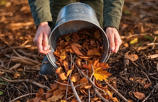 Не выбрасывайте листву! Идеи для осеннего компоста и мульчи