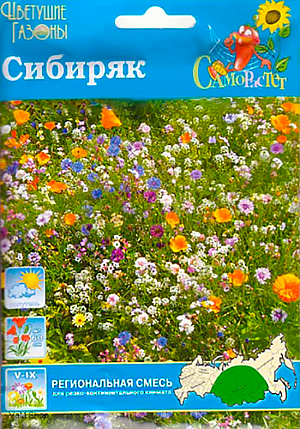Семена Газон цветущий Сибиряк