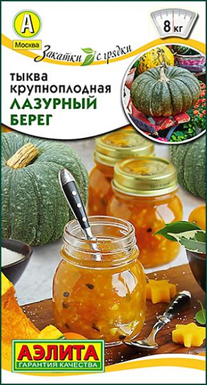 Семена Тыква крупноплодная Лазурный берег