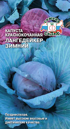 Семена Капуста краснокочанная Лангедейкер зимний