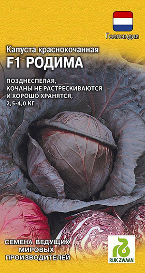 Семена Капуста краснокочанная Родима F1
