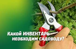КАКОЙ ИНВЕНТАРЬ НЕОБХОДИМ САДОВОДУ К ЛЕТНЕМУ СЕЗОНУ. 