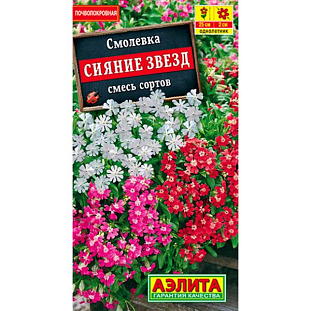 Семена Смолевка Сияние звезд, смесь окрасок Семена Смолевка Сияние звезд, смесь окрасок