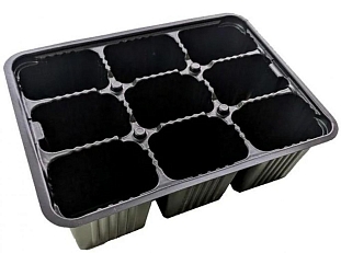 Кассета д/рассады 9 ячеек 182х134х60 мм Агроком Кассета д/рассады 9 ячеек 182х134х60 мм Агроком