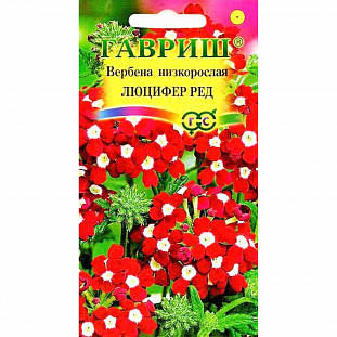 Семена Вербена низкорослая Люцифер Ред