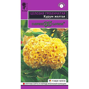 Целозия гребенчатая Курум желтая Целозия гребенчатая Курум желтая