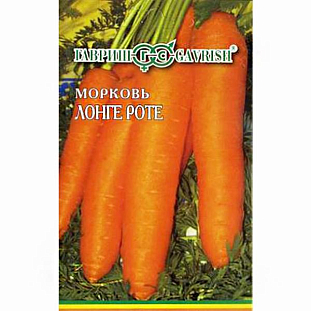Семена Морковь Лонге Роте (Бессердцевинная) (лента)