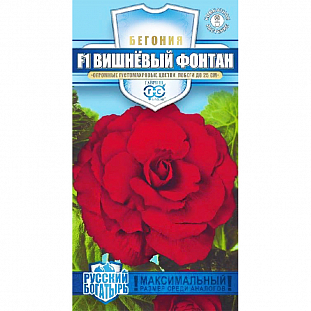 Семена Бегония Вишневый Фонтан клубневая F1