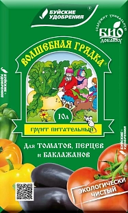 Грунт Волшебная грядка Томаты Перцы Баклажаны 10л (БХЗ) Грунт Волшебная грядка Томаты Перцы Баклажаны 10л (БХЗ)
