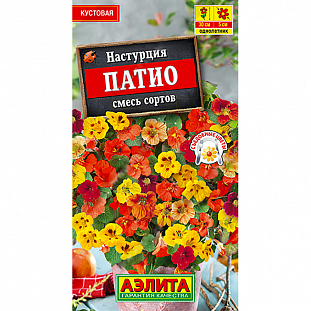 Настурция Патио, смесь сортов