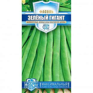Семена Фасоль Зелёный гигант Семена Фасоль Зелёный гигант