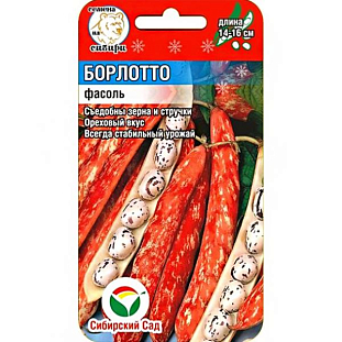 Семена Фасоль Борлотто