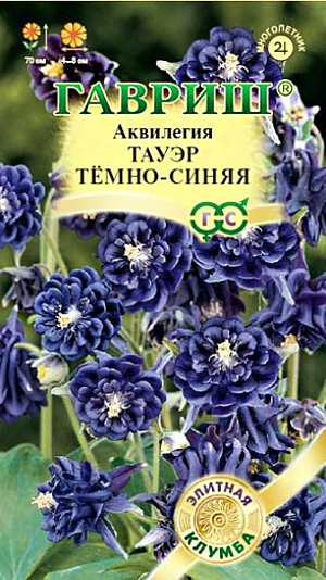 Семена Аквилегия Тауэр темно синяя.<br>
 <br>
 &nbsp;Многолетнее растение из семейства Лютиковые. Аквилегии серии Тауер имеют красивый габитус куста, декоративную листву, прочные цветоносы до 70 см. высотой. Цветки темно-синие, плотно-махровые, великолепной формы, с короткой шпорой, 4-5 см. в диаметре. Цветут с конца мая до середины июля. Влаголюбивы. Высаживать их желательно в полутени или на солнечных участках. К почве нетребовательны, предпочитают легкие, хорошо удобренные, дренированные участки. Размножают посевом семян в открытый грунт в мае или под зиму. При весеннем посеве семена необходимо стратифицировать промораживанием. Отлично украсит сад, городской парк.<br>