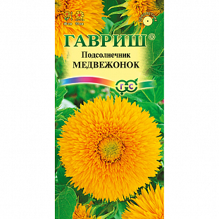 Семена Подсолнечник декоративный Медвежонок Семена Подсолнечник декоративный Медвежонок