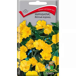 Семена Мирабилис (ялапа) Жёлтый леденец (ЦВ) ("1) 1гр.