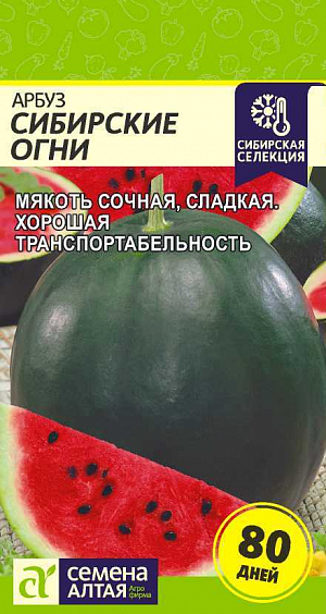Семена Арбуз Сибирские Огни