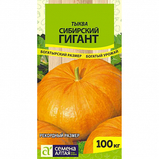 Семена Тыква Сибирский гигант
