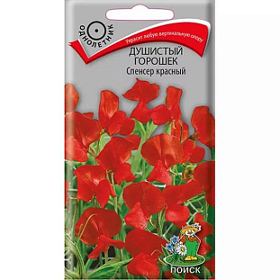 Семена Душистый горошек Спенсер красный