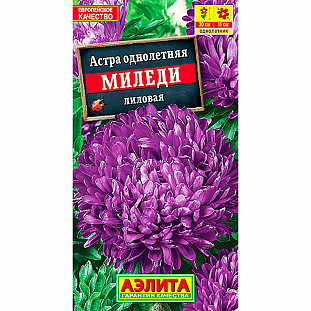 Семена Астра Миледи китайская лиловая
