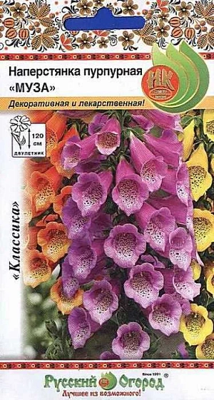 Смесь всевозможных окрасок. Крупные цветки, украшенные выразительными пятнами собраны в величественные соцветия. Постепенное распускание цветков длительное время обеспечивает растению декоративность. Используют группами на газонах, в миксбордерах. Хорошо сохраняется в срезке. Используется в народной медицине. Необходимо соблюдать осторожность при соприкосновении с растением.
При посеве семена слегка присыпают почвой. Порастают через 14-20 дней при оптимальной температуре +20°С. Растения размещают на влажных, рыхлых почвах. Местоположение - солнечное, или полутенистое.