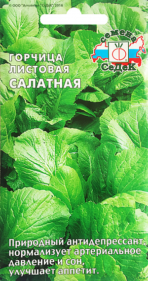 Семена Горчица листовая Салатная
