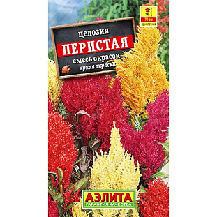 Семена Целозия Перистая смесь окрасок Семена Целозия Перистая смесь окрасок