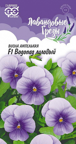 Семена Виола Водопад лиловый ампельная F1.
Удивительная каскадная виола с повисающими побегами длиной 30 см для украшения подвесных корзин и балконных ящиков. Густая яркая зелень и обилие лиловых цветков диаметром 5 см образуют плотный непрерывно цветущий шар. Цветет с мая по сентябрь. Виола влаголюбива, холодостойка, хорошо растет на солнце и в полутени. Для получения растений, цветущих в год посева, семена высевают на рассаду в феврале-марте. Всходы появляются через 5-7 дней. В открытый грунт рассаду высаживают в конце апреля-начале мая на расстоянии 20 см. Хорошо переносят пересадку в цветущем состоянии.
